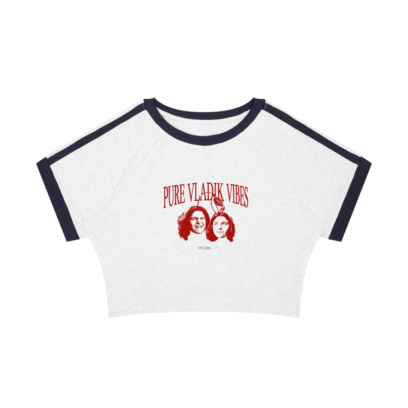 pure vladik vibes | crop top naistele